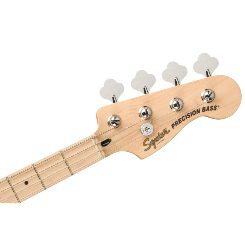 Squier Home Page Affinity Series Precision Bass PJ Maple Fingerboard Black Pickguard Black - Byron Music