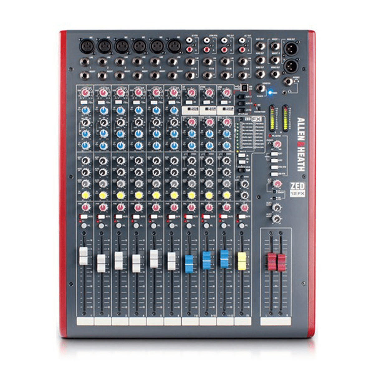 ALLEN & HEATH Home Page Allen & Heath - ZED12FX Multipurpose USB Mixer With Effects - Byron Music