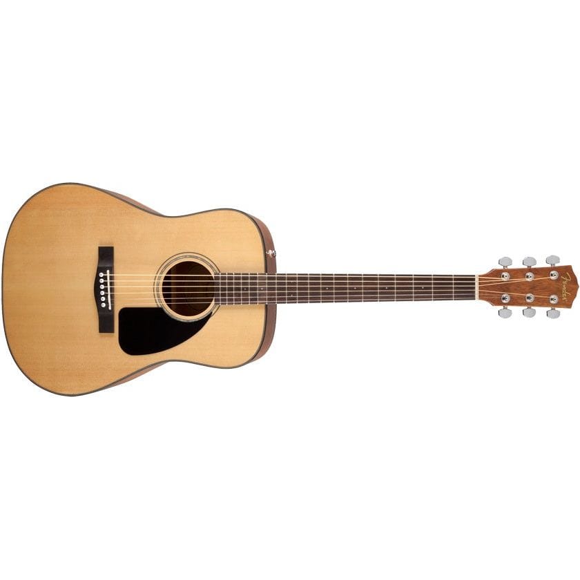 Fender Home Page CD-60 Dreadnought V3 w/Case Walnut Fingerboard Natural - Byron Music