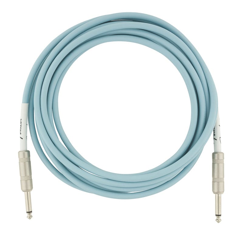 Fender Guitar Accessories Fender Original Series Cable Daphne Blue - 10ft - Byron Music