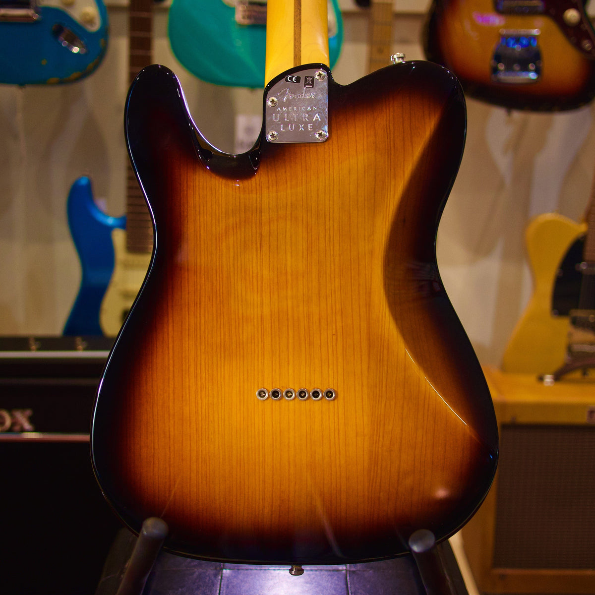 Byron Music Home Page MINT - Fender American Ultra Luxe Telecaster Tobacco Sunburst w/ Hardcase - Byron Music