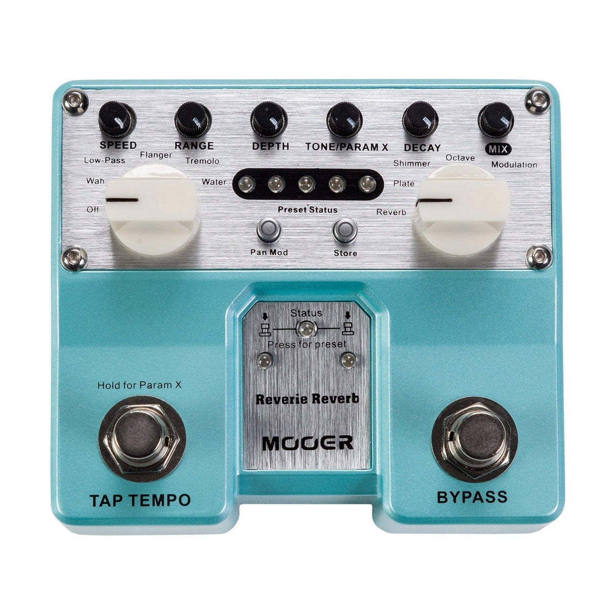 MOOER Home Page Mooer Reverie Digital Rever Twin Series Guitar Effect Pedal MEP-REVREV - Byron Music