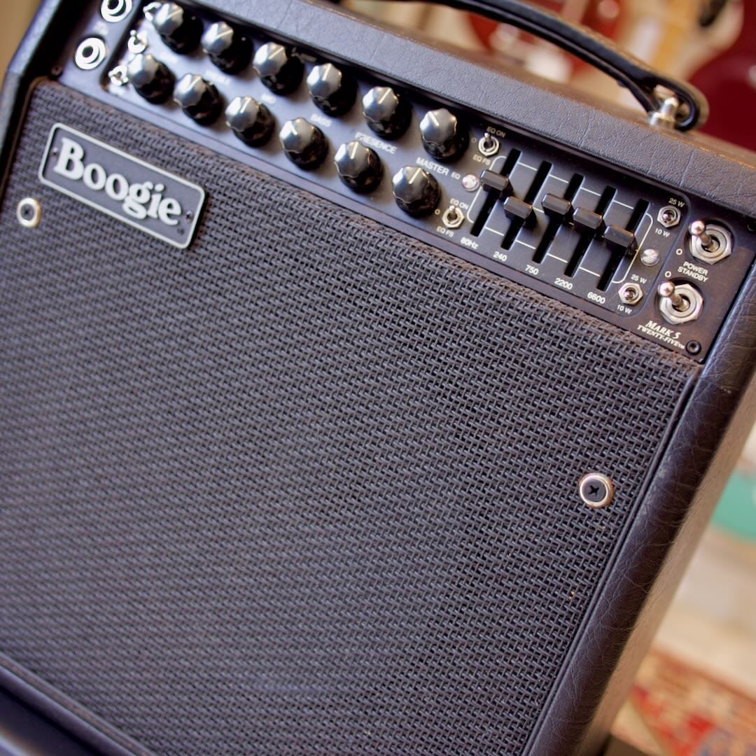 Byron Music Home Page Pre-Owned Mesa Boogie Mark V 1X12&quot; Guitar Amplifier Combo Black - Byron Music