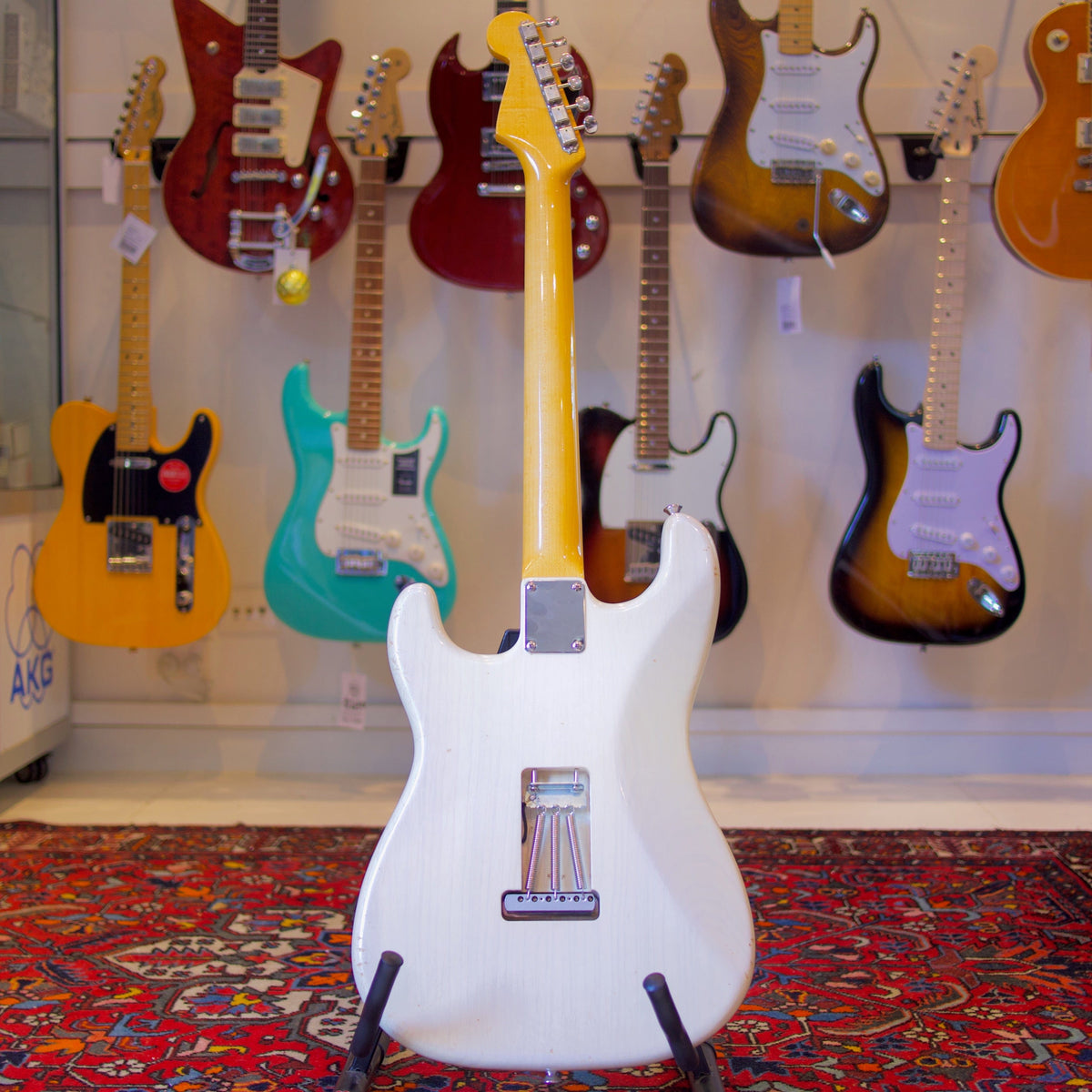 Byron Music Home Page Preloved - Fender &quot;Partscaster&quot; Stratocaster - Olympic White - Byron Music