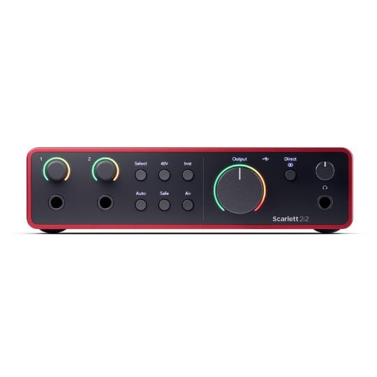 Focusrite Home Page Scarlett 2i2 4th Gen Audio Interface - Byron Music