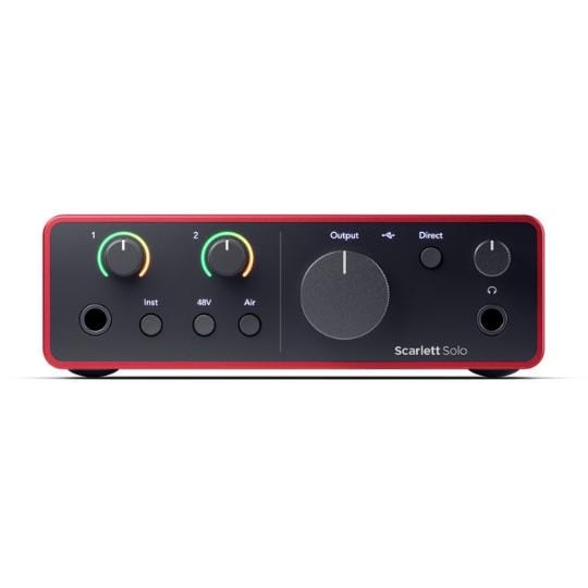 Focusrite Home Page Scarlett Solo 4th Gen Audio Interface - Byron Music