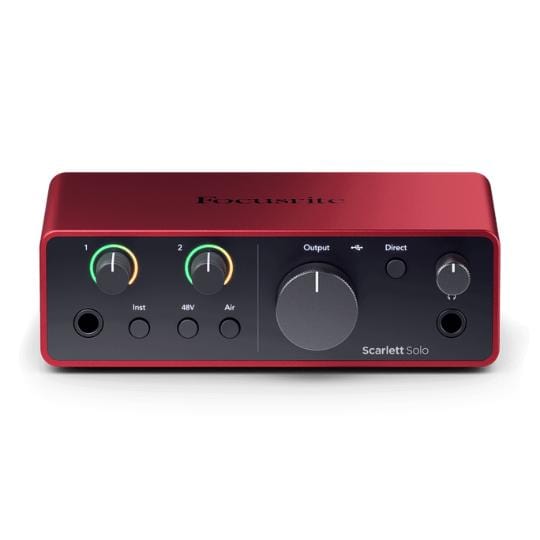 Focusrite Home Page Scarlett Solo 4th Gen Audio Interface - Byron Music