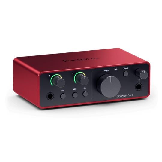 Focusrite Home Page Scarlett Solo 4th Gen Audio Interface - Byron Music