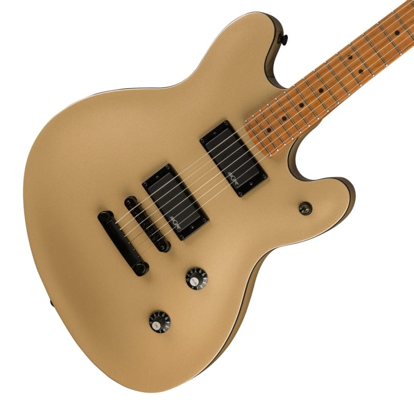 Squier Home Page Squier Contemporary Active Starcaster Roasted Maple Fingerboard Shoreline Gold - Byron Music