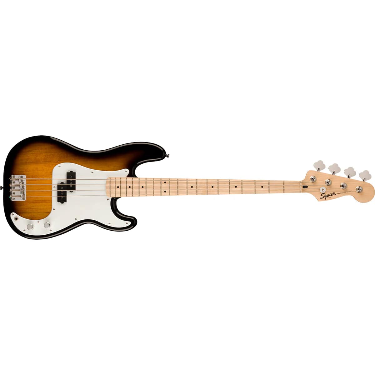 Squier Home Page Squier Sonic Precision Bass Maple Fingerboard White Pickguard 2-Color Sunburst - Byron Music