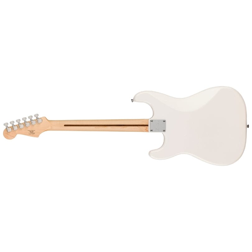 Squier Home Page Squier Sonic Stratocaster HT Maple Fingerboard White Pickguard Arctic White - Byron Music