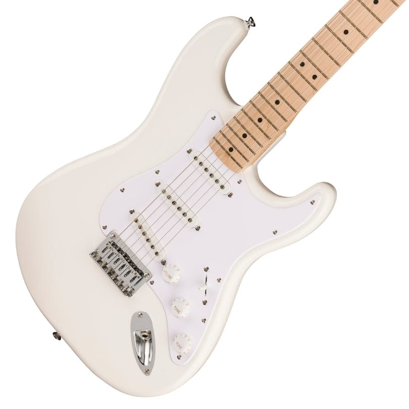 Squier Home Page Squier Sonic Stratocaster HT Maple Fingerboard White Pickguard Arctic White - Byron Music