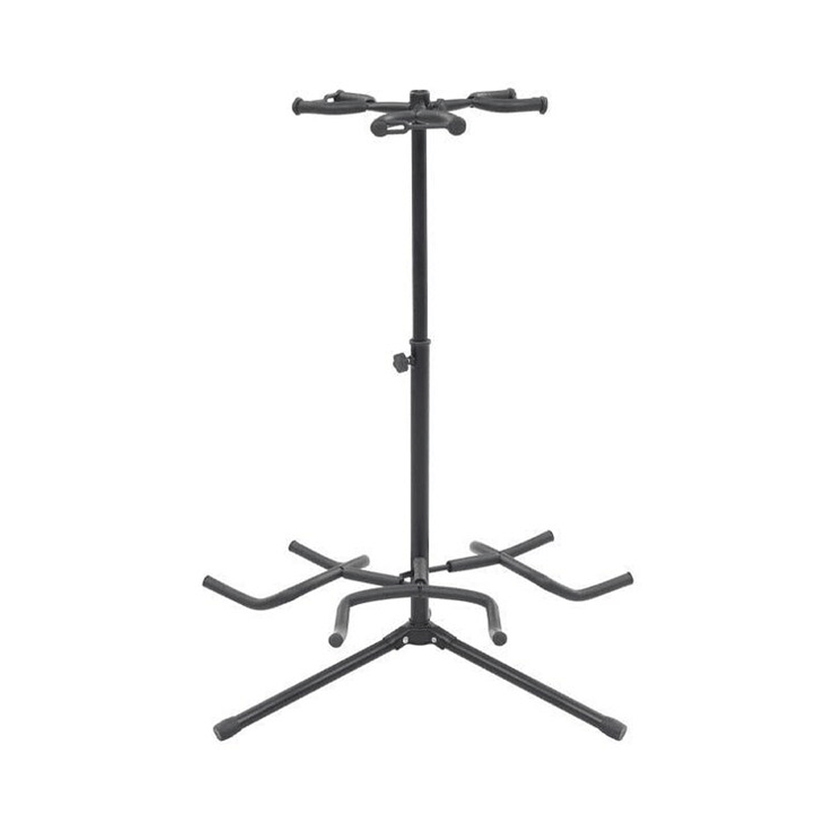 AMS Home Page Triple Guitar Stand with Neck Safety Lock Black Heavy-Duty - Byron Music