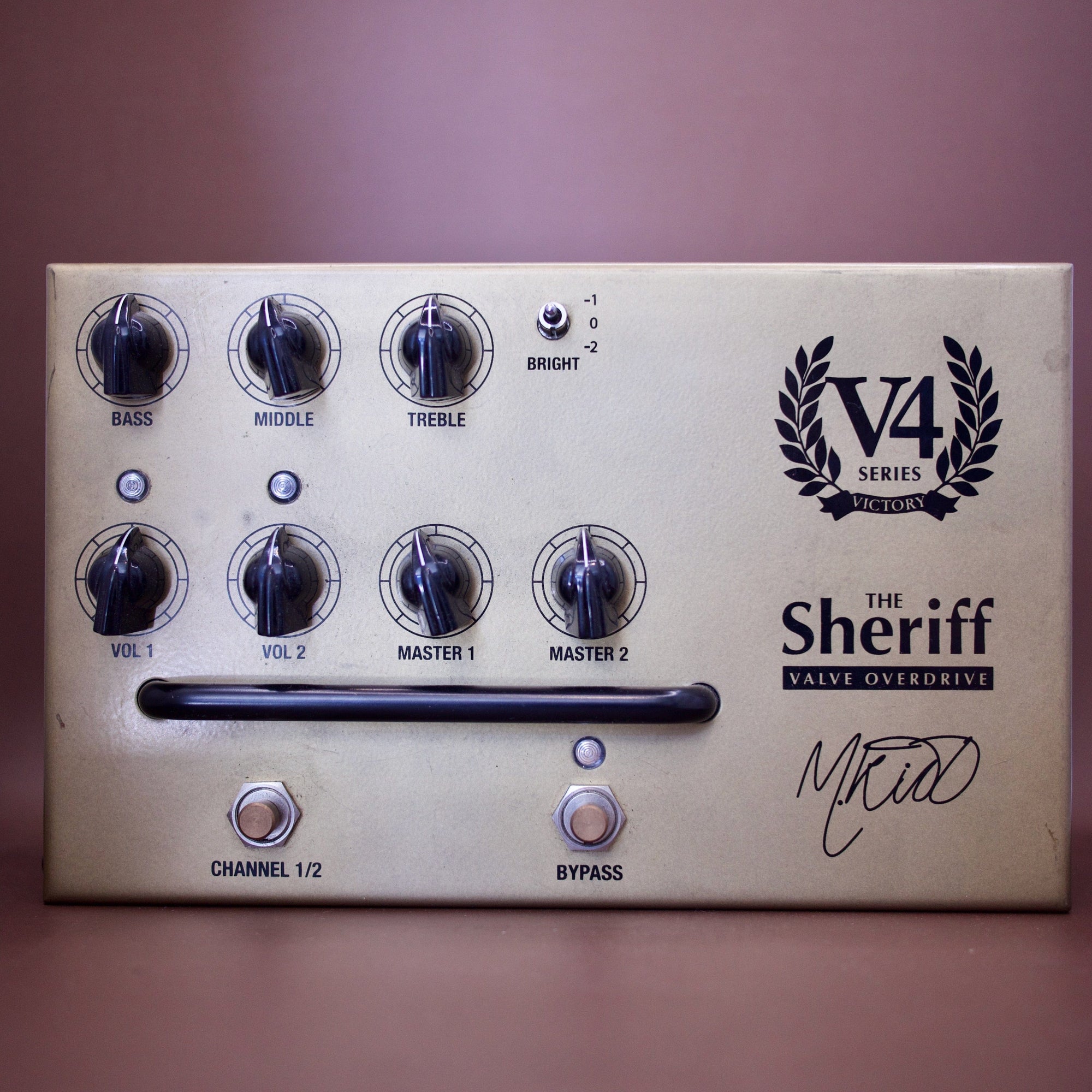 Victory Effects Used Victory Sheriff V4 2 Ch Preamp Valve Overdrive - Byron Music