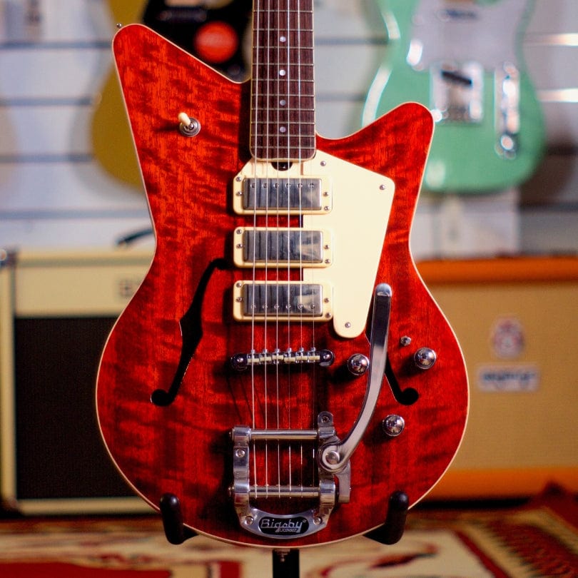 CC1 Home Page Weave Asteria Electric Guitar NARRA/QLD MAPLE with Hardcase &amp; Strap - Byron Music