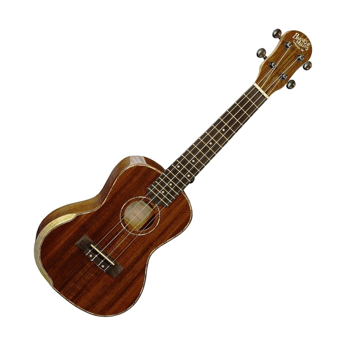 Barnes & Mullins Guitar Barnes & Mullins Concert Ukulele High Gloss Walnut BMUK5C - Byron Music