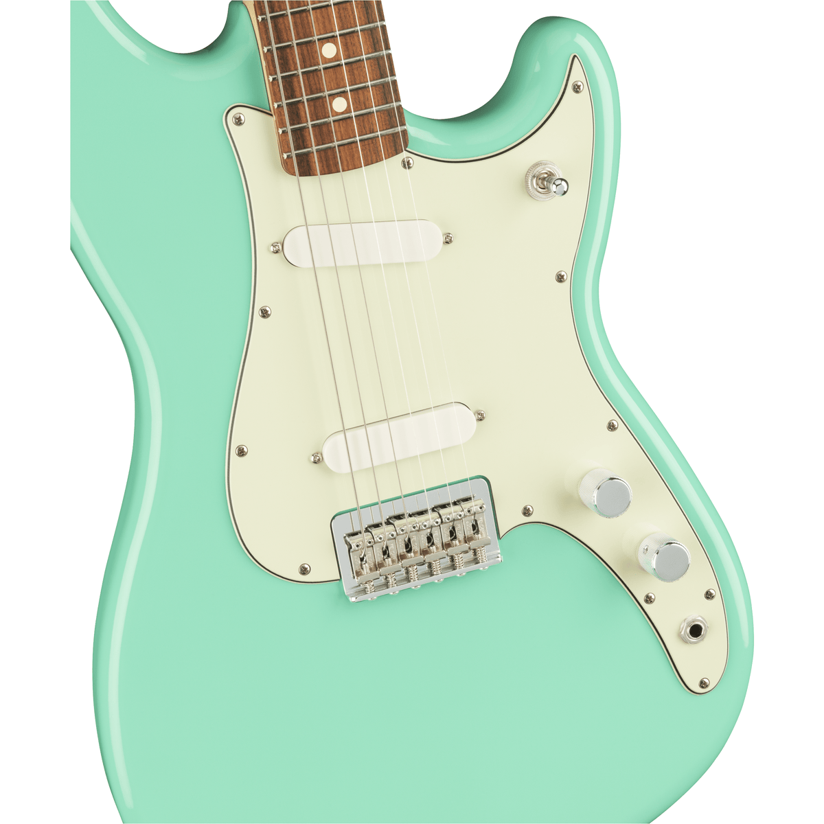 Fender Guitar Fender Player Duo Sonic Seafoam Green Electric Guitar - Byron Music