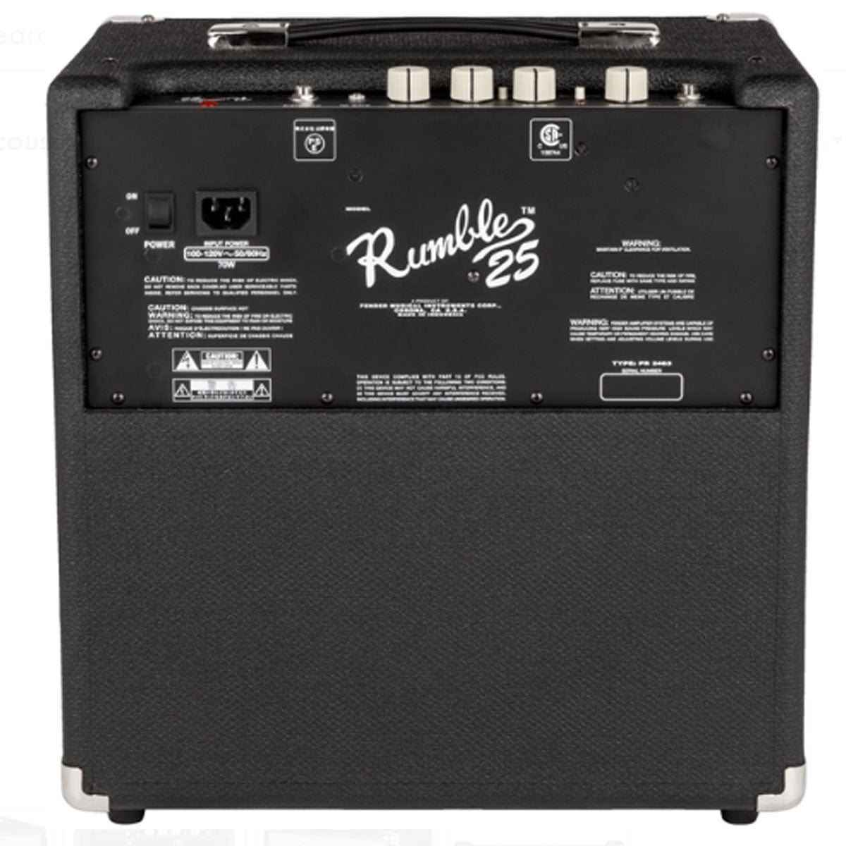 Fender Amps Fender Rumble 25 V3 Bass Amplifier Combo - Byron Music