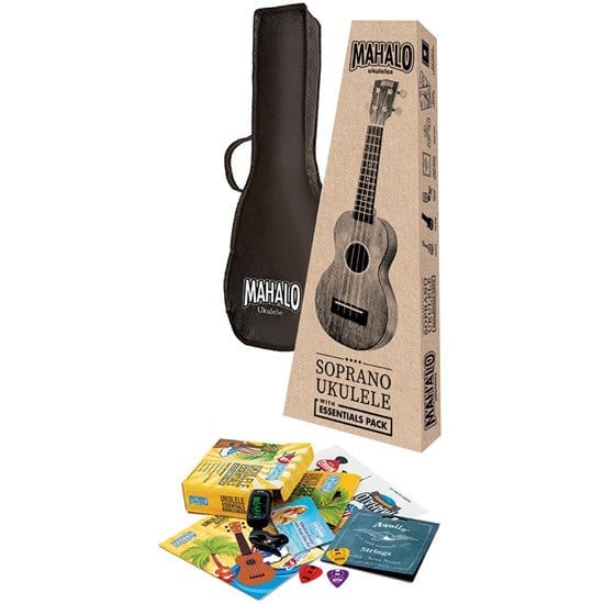 Mahalo Guitar Mahalo Concert Ukulele Pack Natural Java MJ2TBRK - Byron Music