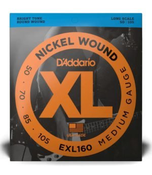 D'Addario EXL160 Bass Strings Nickel Wound Medium Long Scale (50-105)