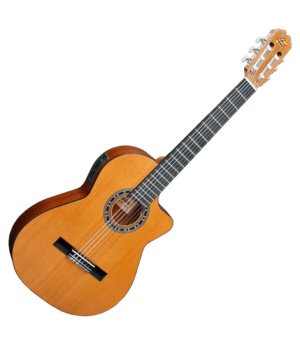 Admira Guitar Admira Malaga-ECTF Classical Acoustic Guitar Thin Body with Pickup - Byron Music