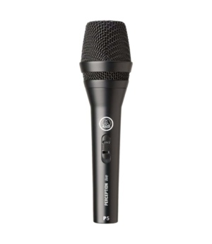 AKG Recording AKG P5S Dynamic Vocal Microphone with On/Off Switch - Byron Music