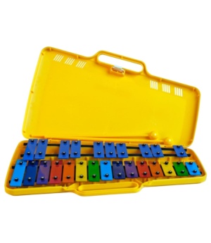 Angel Percussion Angel Glockenspiel 25 Note Chromatic with Beaters AX25N - Byron Music