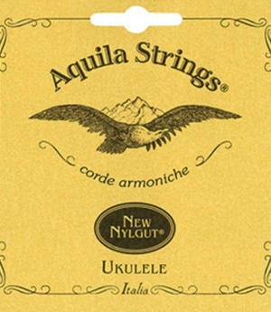 Aquila Guitar Accessories Aquila Soprano Ukulele String Set New Nylgut Regular Tuning 4U - Byron Music