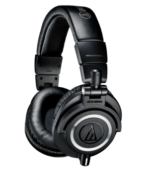 Audio-Technica Recording Audio-Technica Studio Monitoring Headphones Over-Ear ATH-M50XBK - Byron Music