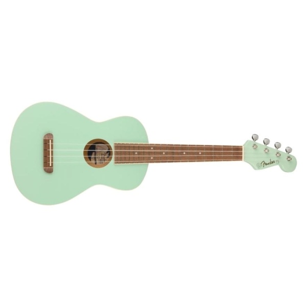 Fender Home Page Avalon Tenor Ukulele Walnut Fingerboard Surf Green - Byron Music