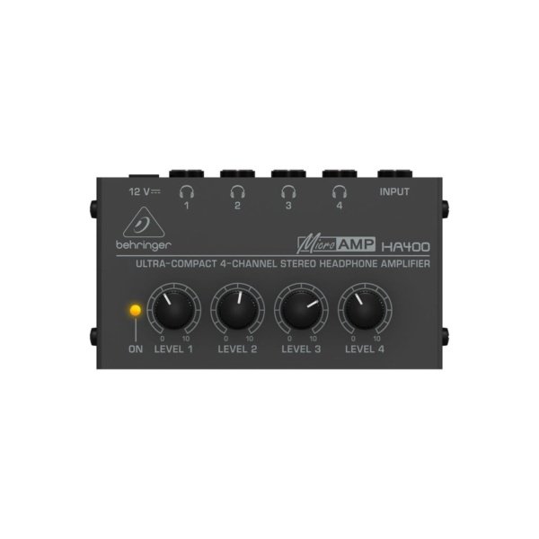 Behringer Recording Behringer HA400 4 Channel Headphone Amplifier Byron Music
