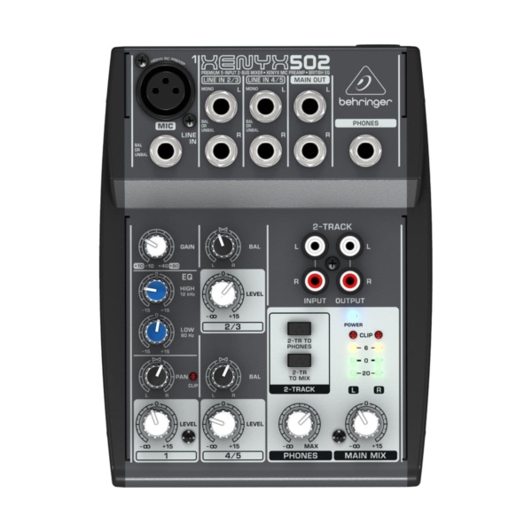 Behringer PA | Lighting Behringer XENYX Mixer 5-Input 502 - Byron Music