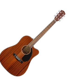 Fender Home Page CD-60SCE Dreadnought Walnut Fingerboard All-Mahogany - Byron Music