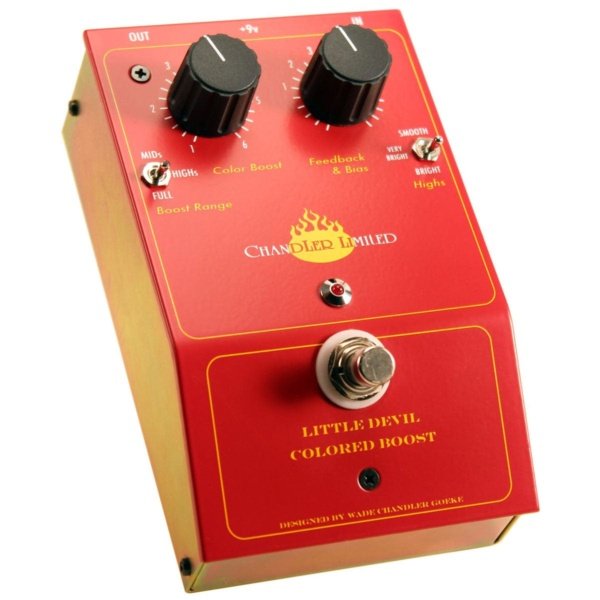 Chandler Effects Chandler Limited Little Devil Colored Boost Pedal Byron Music