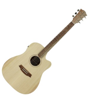 Cole Clark Guitar Cole Clark Fat Lady 1 Acoustic/Electric Guitar Bunya/Maple CCFL1EC-BM - Byron Music