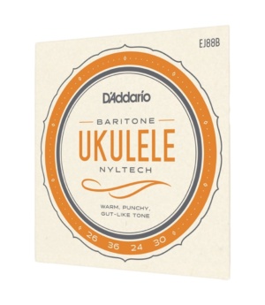 D'Addario Guitar Accessories D'Addario EJ88B Ukulele Strings Baritone Size Nyltech - Byron Music