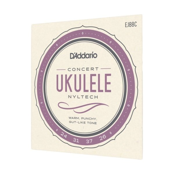 DAddario Guitar Accessories DAddario EJ88C Ukulele Strings Concert Size Nyltech Byron Music