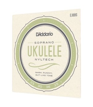 D'Addario Guitar Accessories D'Addario EJ88S Ukulele Strings Soprano Size Nyltech - Byron Music