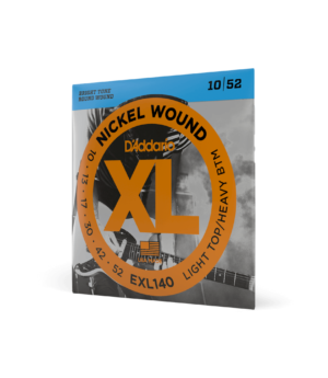 D'Addario Guitar Accessories D'Addario EXL140 Electric Guitar Strings Light Top Heavy Bottom 10-52 - Byron Music