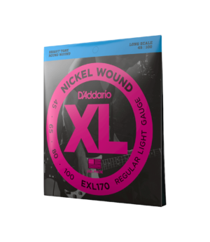 DAddario Guitar Accessories DAddario EXL170 Bass Strings Nickel Wound Light Long Scale 45 100 Byron Music