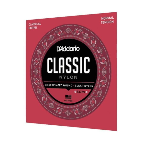 D'Addario Guitar Accessories D'Addario's EJ27N Classic Nylon Classical Guitar Strings Normal Tension EJ27N - Byron Music