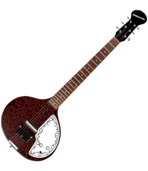 DANELECTRO Home Page DANELECTRO '68 BABY SITAR - RED - Byron Music