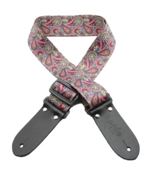 DSL STRAPS Guitar Accessories DSL Guitar Strap 2 Inch Purple Paisley DP20-PAIS-PURPLE - Byron Music