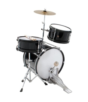 DXP Percussion DXP Junior Drum Kit 3-Piece Black TXJ3BK - Byron Music