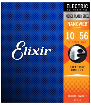 Elixir Guitar Elixir 12057 Nanoweb Electric 7 String Light 10-56 - Byron Music