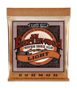 Ernie Ball Guitar Accessories Ernie Ball Acoustic Guitar Strings Phosphor Bronze 11-52 Light - Byron Music