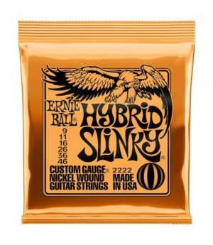 Ernie Ball Guitar Accessories Ernie Ball Electric Guitar Strings 09 46 Hybrid Slinky Orange Byron Music