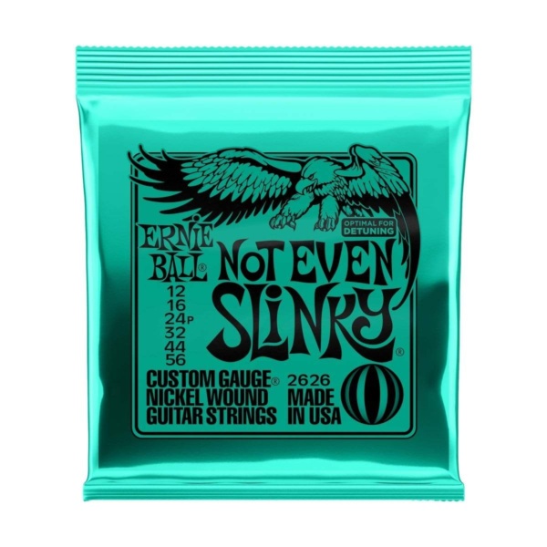 Ernie Ball Guitar Accessories Ernie Ball Electric Guitar Strings 12-56 Not Even Slinky Teal - Byron Music