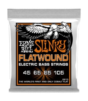 Ernie Ball Guitar Accessories Ernie Ball Flatwound Bass Strings 45-105 Hybrid Slinky 2813 - Byron Music