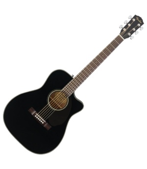 Fender Guitar Fender CC-60SCE Acoustic/Electric Guitar Concert Black - Byron Music